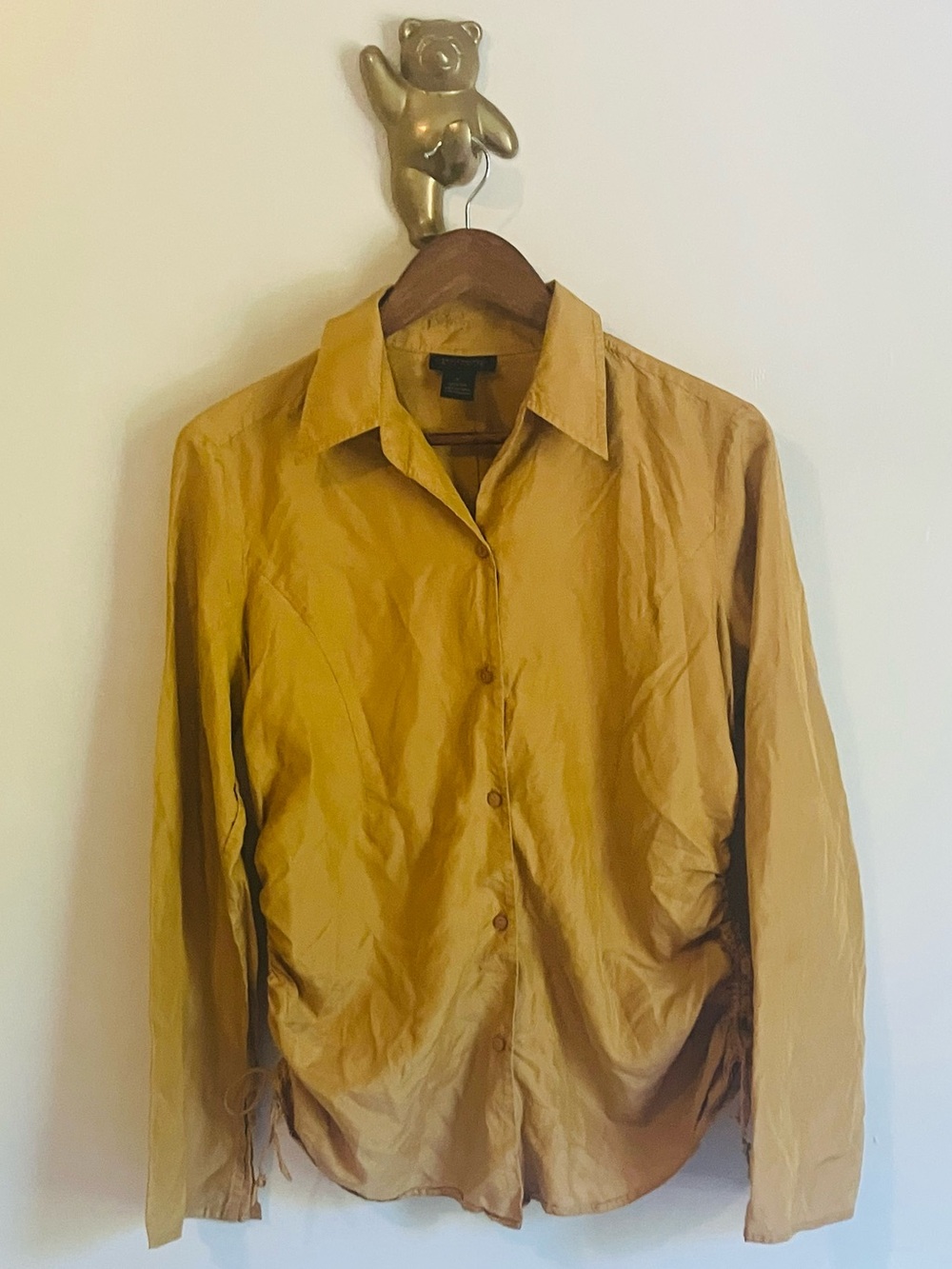 The Limited 100% Silk Button Down Shirt